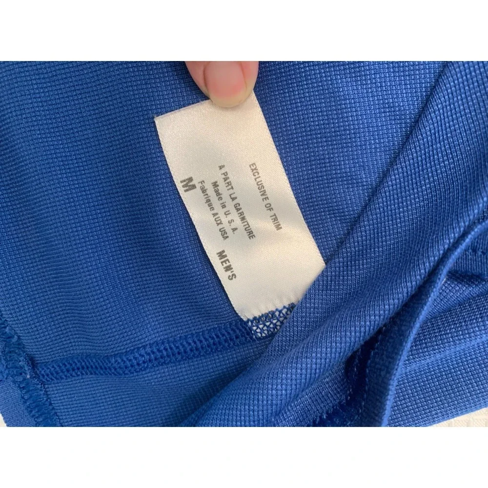 (B-72) Patagonia Capilene Men's Long Sleeve Shirt Blue Size M Performance Athlet
